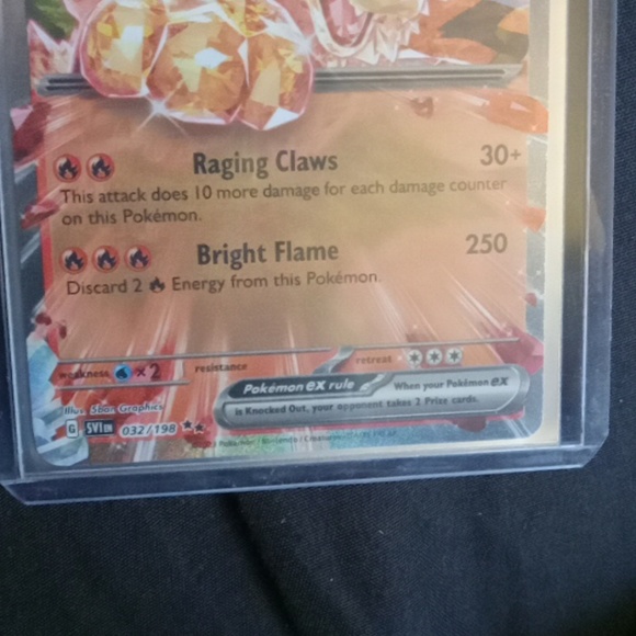 POKéMON 2023 Arcanine EX 32/198 full holographic SUPER RARE Card (2023)🆕 - Picture 3 of 6